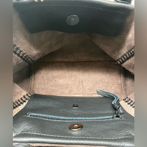 NWT Callista Bicolor Topstitch Mini Tote
Bag - Picture 8 of 14